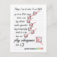 Checklisten-Postkarte