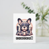 CheckM8 Postkarte (Stehend Vorderseite)