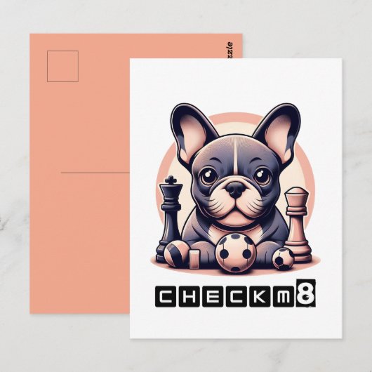 CheckM8 Postkarte (Vorne/Hinten)