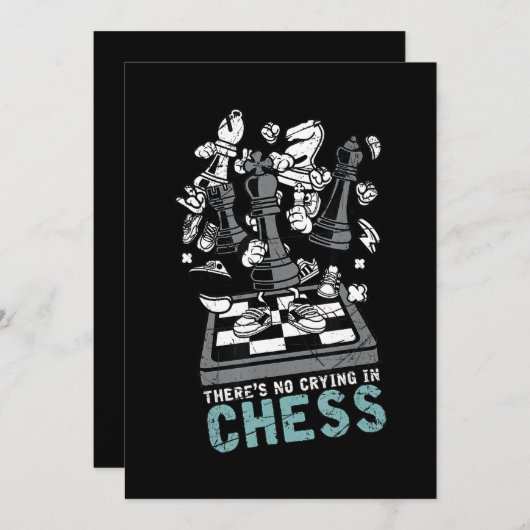 Checkmate Bishop Schess Geek Gift Schach Einladung (Vorne/Hinten)