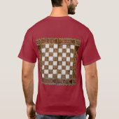 Checkmate Chess Player T-Shirt (Rückseite)