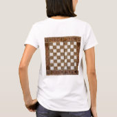 Checkmate Chess Player T-Shirt (Rückseite)