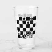 CheckMate Glass Tumbler (Rückseite)