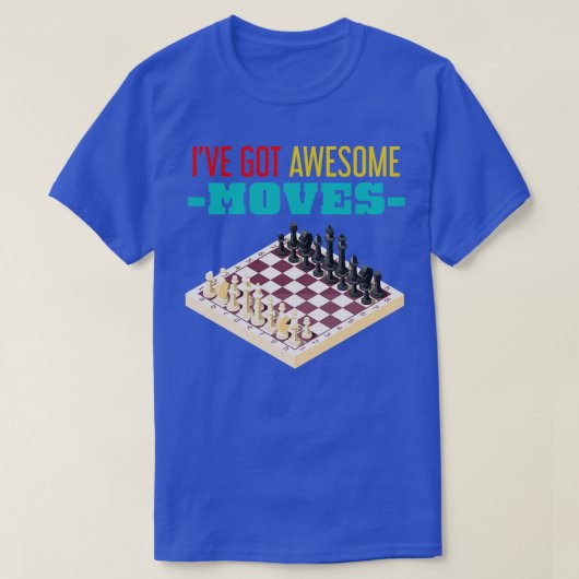 Checkmate Move Schach Spieler Geschenk Schach T-Shirt (Design vorne)