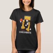 Checkmate Playing Chess Game Bishops Chessboard Ch T-Shirt (Vorderseite)