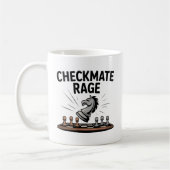 Checkmate Rage Mug – Funny Chess Gift for gamers Kaffeetasse (Links)
