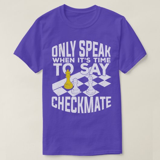 Checkmate Schach Game Player Geschenk T-Shirt (Design vorne)