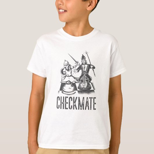 Checkmate Shirt Schach T - Shirt für Men Schach (Vorderseite)