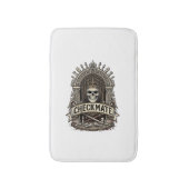 Checkmate Skull King Vintage Schach Badematte (Vorderseite Vertikal)