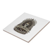 Checkmate Skull King Vintage Schach Fliese (Seite)