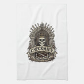 Checkmate Skull King Vintage Schach Geschirrtuch (Vertikal)