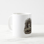 Checkmate Skull King Vintage Schach Kaffeetasse (Vorderseite Links)