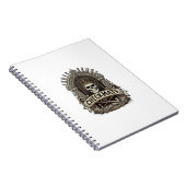 Checkmate Skull King Vintage Schach Notizblock (Rechte Seite)