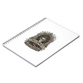 Checkmate Skull King Vintage Schach Notizblock (Linke Seite)