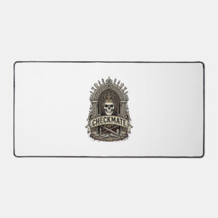 Checkmate Skull King Vintage Schach Schreibtischunterlage
