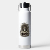Checkmate Skull King Vintage Schach Trinkflasche (Vorderseite)