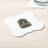 Checkmate Skull King Vintage Schach Untersetzer (angewinkelt)