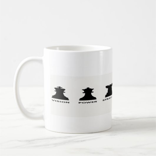 "Checkmate Your Morning: The Mug of Master Moves" Kaffeetasse (Links)