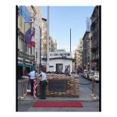 Checkpoint Charlie Berlin | Farbversion Fotodruck (Vorne)