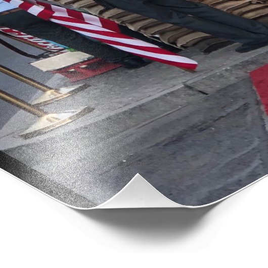 Checkpoint Charlie Berlin | Farbversion Fotodruck (Ecke)