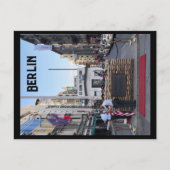 Checkpoint Charlie Berlin | Farbversion Postkarte (Vorderseite)
