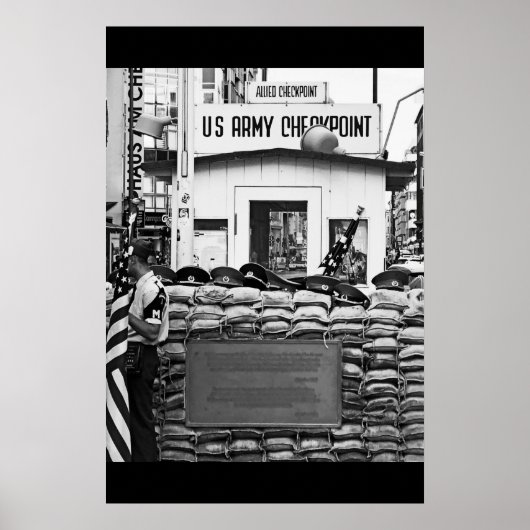 Checkpoint Charlie Berlin Poster (Vorne)