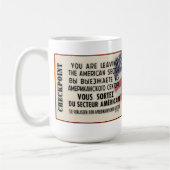 Checkpoint Charlie Kaffeetasse (Links)