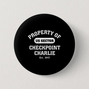 Checkpoint Charlie Kalter Krieg Berliner Mauer Ost Button