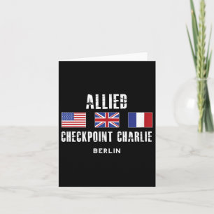 Checkpoint Charlie Kalter Krieg Berliner Mauer Ost Karte