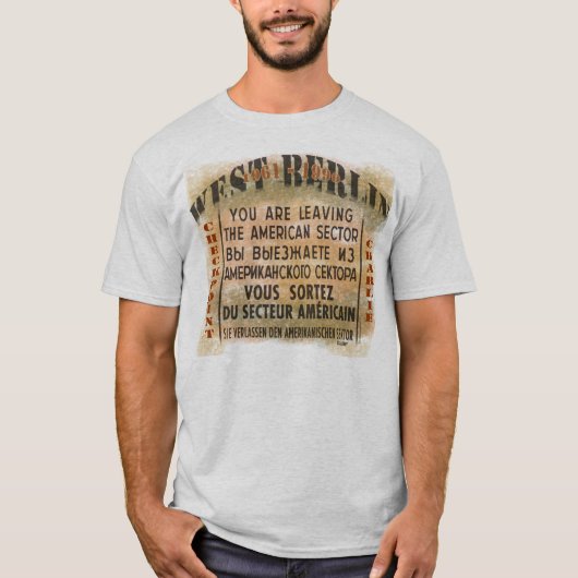CheckPointCharlie T-Shirt (Vorderseite)