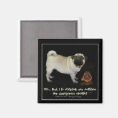 "Checks deines Kaffees..." lustige Magnete Magnet (Vorderseite/Rückseite)