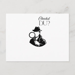 Checkst DU Detective jugendwort Postkarte