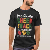 CHECOACH I Yell, weil ich lustige Angewohnheit pfl T-Shirt (Vorderseite)
