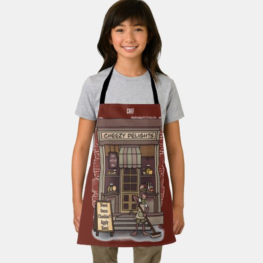 Cheddar All-over Print Kid's Schürze (Insitu)