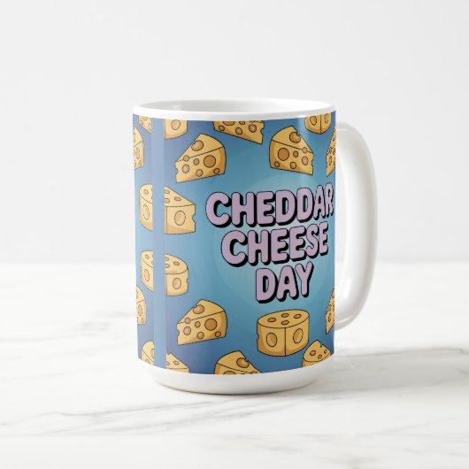 Cheddar Cheese Day Classic Mug Kaffeetasse (VorderseiteRechts)