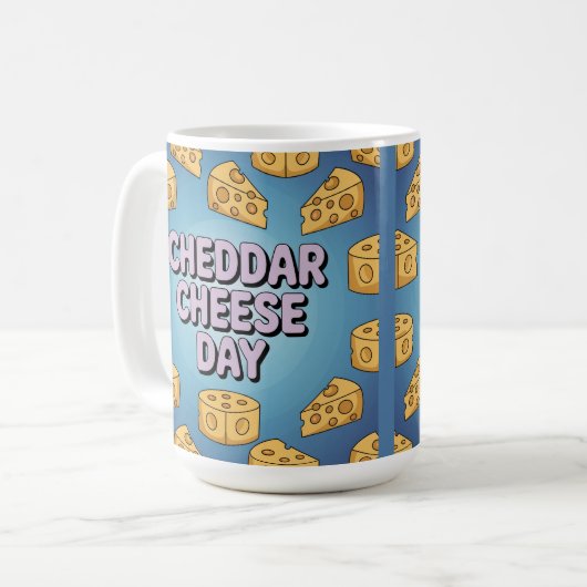 Cheddar Cheese Day Classic Mug Kaffeetasse (Vorderseite Links)