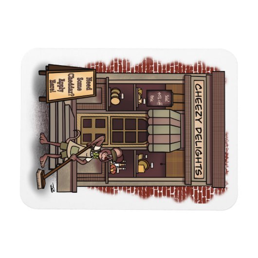 Cheddar Flexible Foto Magnet (Horizontal)