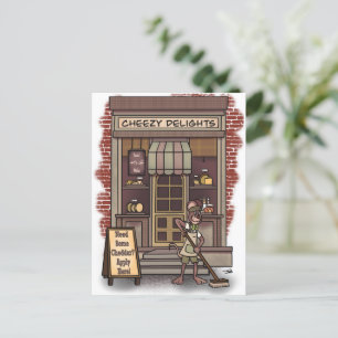 Cheddar Grußkarte Postkarte