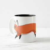 Cheddarkäse-Tasse Zweifarbige Tasse (Vorderseite Links)