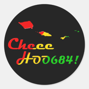 CHEE HOO RUNDER AUFKLEBER