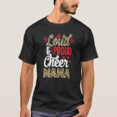 Chee Nana Größte Fan Leopard Print und Pom Pom T-Shirt (Vorderseite)