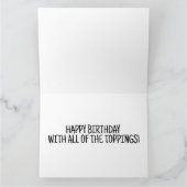 CHEEEBURGER BIRTHDAY FUNNY HAMBURGER BIRTHDAY CARD KARTE (Innenseite)