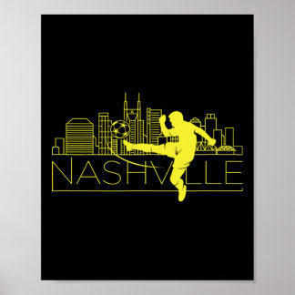Cheek Creations Nashville Soccer City Mls , Herren Poster