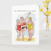 Cheeks Ladys 3 Freunde Karte (Gelbe Blume)