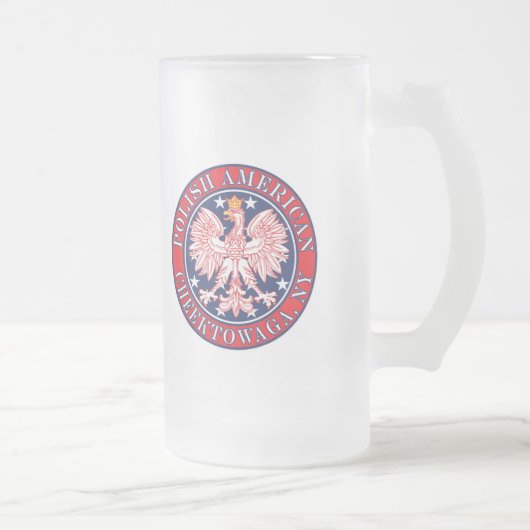 Cheektowaga Mattglas Bierglas (Rechts)