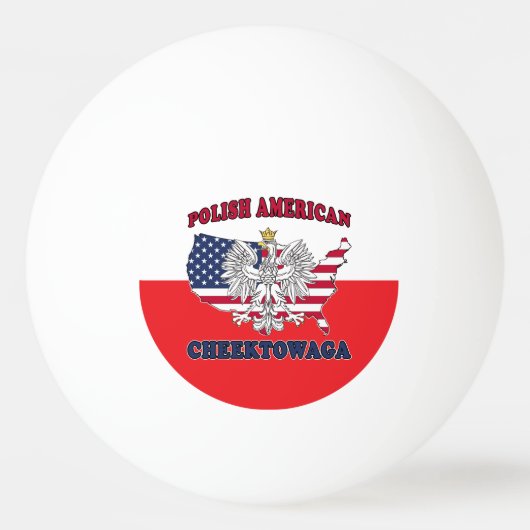 Cheektowaga Tischtennisball (Vorderseite)