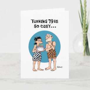 Cheeky 79. Geburtstag Karte