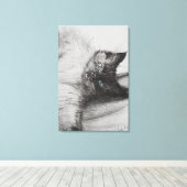 Cheeky Baby Leinwanddruck (Insitu (Holzboden))