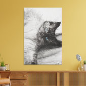 Cheeky Baby Leinwanddruck (Insitu (Wohnzimmer))