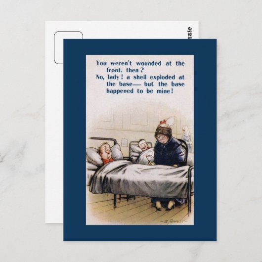 Cheeky britischer Spaß des Ersten Weltkriegs Postkarte (Vorne/Hinten)